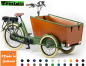 Preview: Bakfiets Elektro Trike Classic Cruiser Narrow Shimano, individuell konfigurierbar